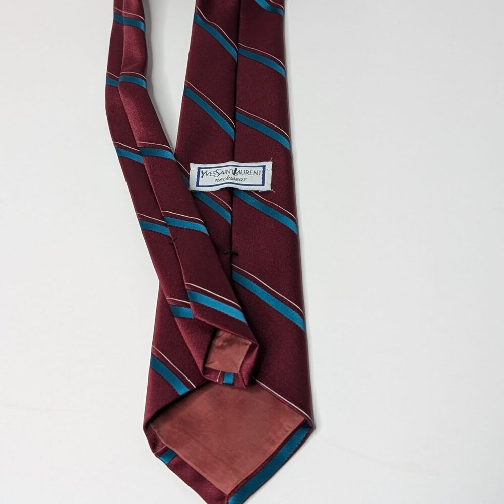 Yves Saint Laurent Silk Neck Tie with COA